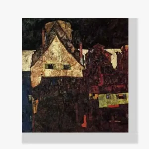 Acheter Direct Schilderen op nummer – De kleine stad (ook bekend als Dode stad VI) - 60x80cm