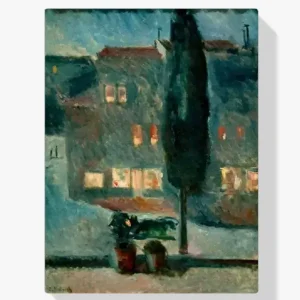 Vente Flash Schilderen op nummer – Cipres in Maanlicht - 40x60cm