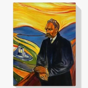 Acheter Direct Schilderen op nummer – Friedrich Nietzsche - 40x40cm