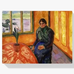 Vente Directe Schilderen op nummer – Melancholische Laura - 60x70cm