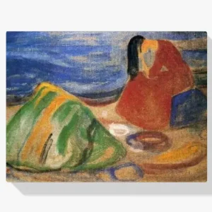 Achat Immédiat Schilderen op nummer – Melancholie - 60x80cm