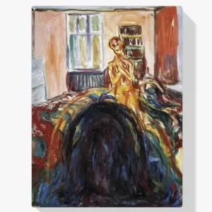 Achat Immédiat Schilderen op nummer – Zelfportret tijdens oogziekte - 60x80cm