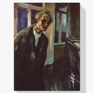 Achat Immédiat Schilderen op nummer – Zelfportret De nachtwandelaar - 60x80cm