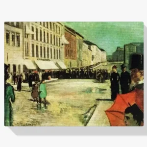 Vente Flash Schilderen op nummer – De militaire band op de Karl Johanstraat - 40x60cm