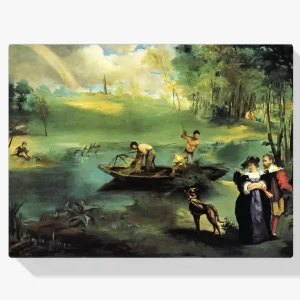 Vente Flash Schilderen op nummer – Het Vissen - 80x80cm