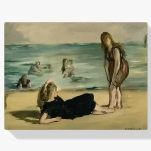 Achat Immédiat Schilderen op nummer – Op het strand - 50x50cm