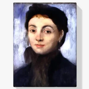 Vente Directe Schilderen op nummer – Portret van Josephine Gaujelin - 100x100cm