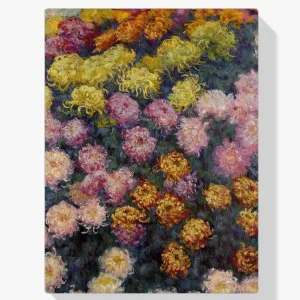 Acheter Direct Schilderen op nummer – Bed van chrysanten - 50x70cm
