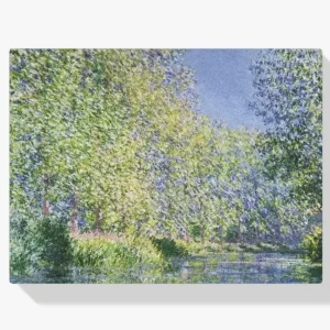 Achat Immédiat Schilderen op nummer – Bocht in de Epte Rivier - 60x70cm