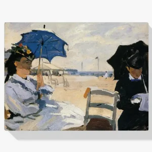 Achat Immédiat Schilderen op nummer – Het strand bij Trouville 2 - 110x110cm