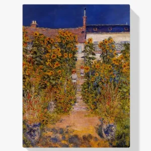 Vente Flash Schilderen op nummer – De Kunstenaarstuin bij Vetheuil - 80x90cm