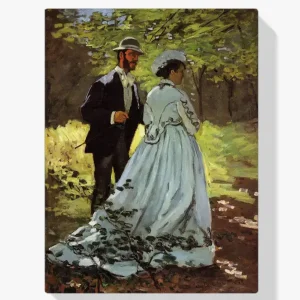 Vente Flash Schilderen op nummer – De Wandelaars (studie voor De Luncheon op het Gras) - 110x110cm