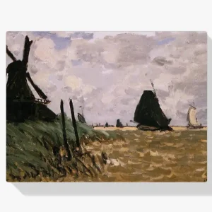 Vente Flash Schilderen op nummer – Windmolen bij Zaandam - 50x60cm