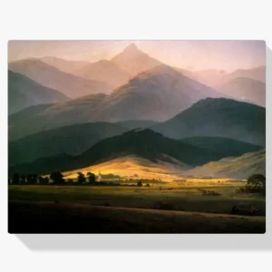 Achat Immédiat Schilderen op nummer – Landschap van het Reuzengebergte - 60x70cm