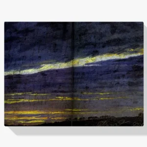 Vente Directe Schilderen op nummer – Nachtelijke bewolkte hemel (ook bekend als Avond) - 50x60cm