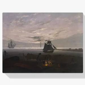 Achat Immédiat Schilderen op nummer – Avond op de Oostzee - 90x90cm