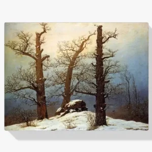 Acheter Direct Schilderen op nummer – Hun graf in de sneeuw - 50x60cm