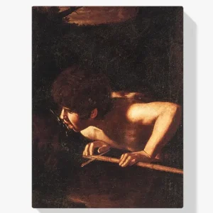 Acheter Direct Schilderen op nummer – Johannes de Doper bij de Bron - 90x90cm