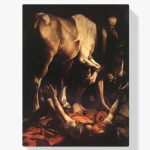 Achat Immédiat Schilderen op nummer – De bekering op weg naar Damascus - 110x110cm