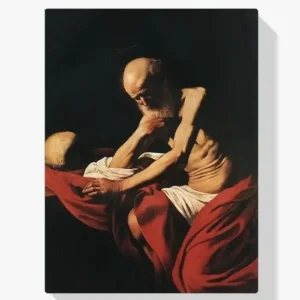 Acheter Direct Schilderen op nummer – Heilige Hiëronymus Penitent - 50x70cm
