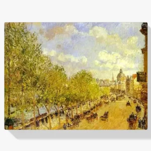 Vente Directe Schilderen op nummer – Quai Malaquais in de Middag, Zonneschijn - 40x40cm