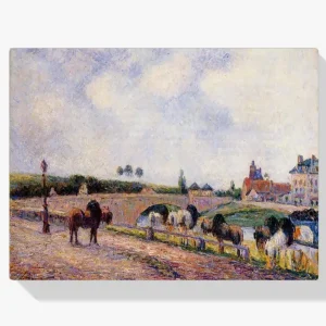 Vente Flash Schilderen op nummer – De Pontoise Brug - 50x60cm