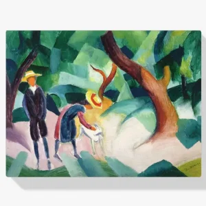 Vente Directe Schilderen op nummer – Kinderen met geit - 110x110cm