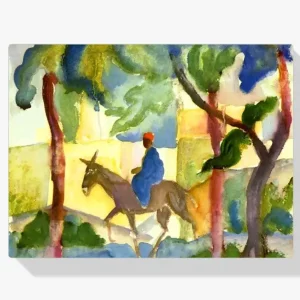 Acheter Direct Schilderen op nummer – Ezelrijder - 60x80cm