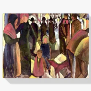 Acheter Direct Schilderen op nummer – Afscheid - 90x90cm