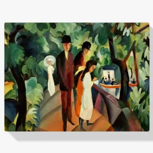 Achat Immédiat Schilderen op nummer – Wandeling op de brug - 50x50cm