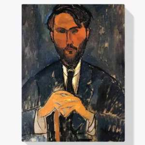 Vente Directe Schilderen op nummer – Leopold Zborowski met wandelstok - 50x60cm