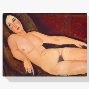 Vente Flash Schilderen op nummer – Naakt op een divan - 40x60cm