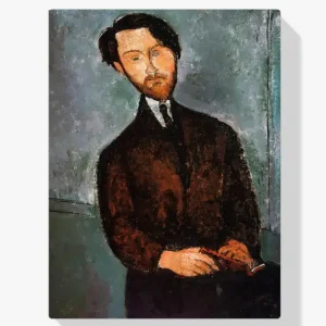 Vente Flash Schilderen op nummer – Portret van Leopold Zborowski - 70x80cm