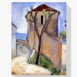 Vente Flash Schilderen op nummer – Boom en Huizen - 40x60cm