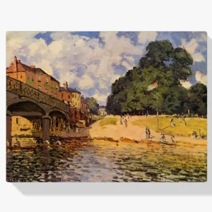 Achat Immédiat Schilderen op nummer – Brug bij Hampton Court - 90x90cm