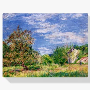 Achat Immédiat Schilderen op nummer – Boomgaard in de lente - 90x90cm