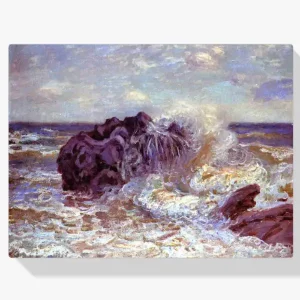 Achat Immédiat Schilderen op nummer – De Golf Dame’s Inham Langland Baai - 70x80cm