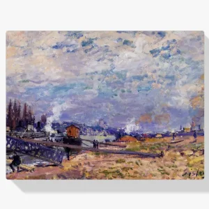 Acheter Direct Schilderen op nummer – De Seine bij Grenelle - 90x90cm