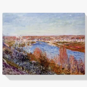 Vente Flash Schilderen op nummer – Champagnedorp bij zonsondergang – April - 40x50cm