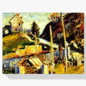 Vente Flash Schilderen op nummer – Fauve landschap - 50x50cm