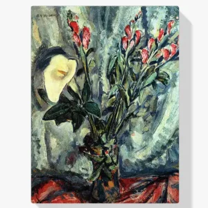 Achat Immédiat Schilderen op nummer – Bloemstilleven met Calla Lelie - 90x90cm