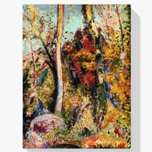 Vente Flash Schilderen op nummer – Landschap met bomen - 100x100cm