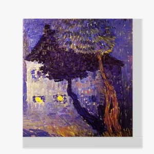 Achat Immédiat Schilderen op nummer – Huisje in het bos - 60x70cm