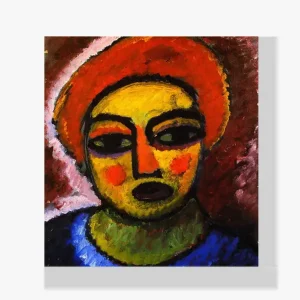 Vente Flash Schilderen op nummer – Hoofd van een vrouw - 40x40cm