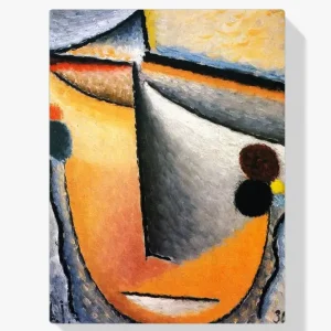 Achat Immédiat Schilderen op nummer – Abstracte Hoofd - 30x40cm
