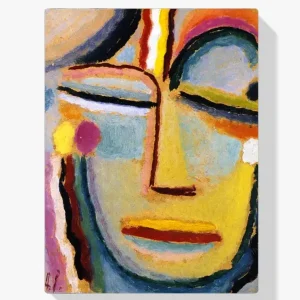 Acheter Direct Schilderen op nummer – Abstracte Hoofd - 40x50cm