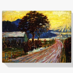 Vente Directe Schilderen op nummer – Landweg in Füssen - 50x60cm