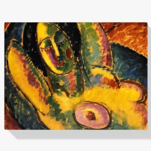 Achat Immédiat Schilderen op nummer – Slapende vrouw - 110x110cm