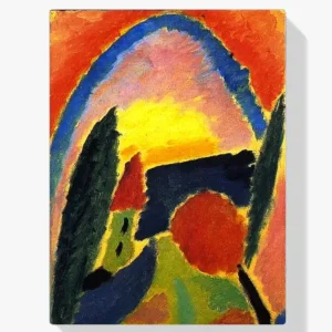 Vente Directe Schilderen op nummer – Variatie met kerktoren - 60x80cm