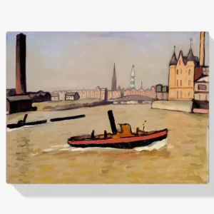 Acheter Direct Schilderen op nummer – Haven van Hamburg - 70x80cm